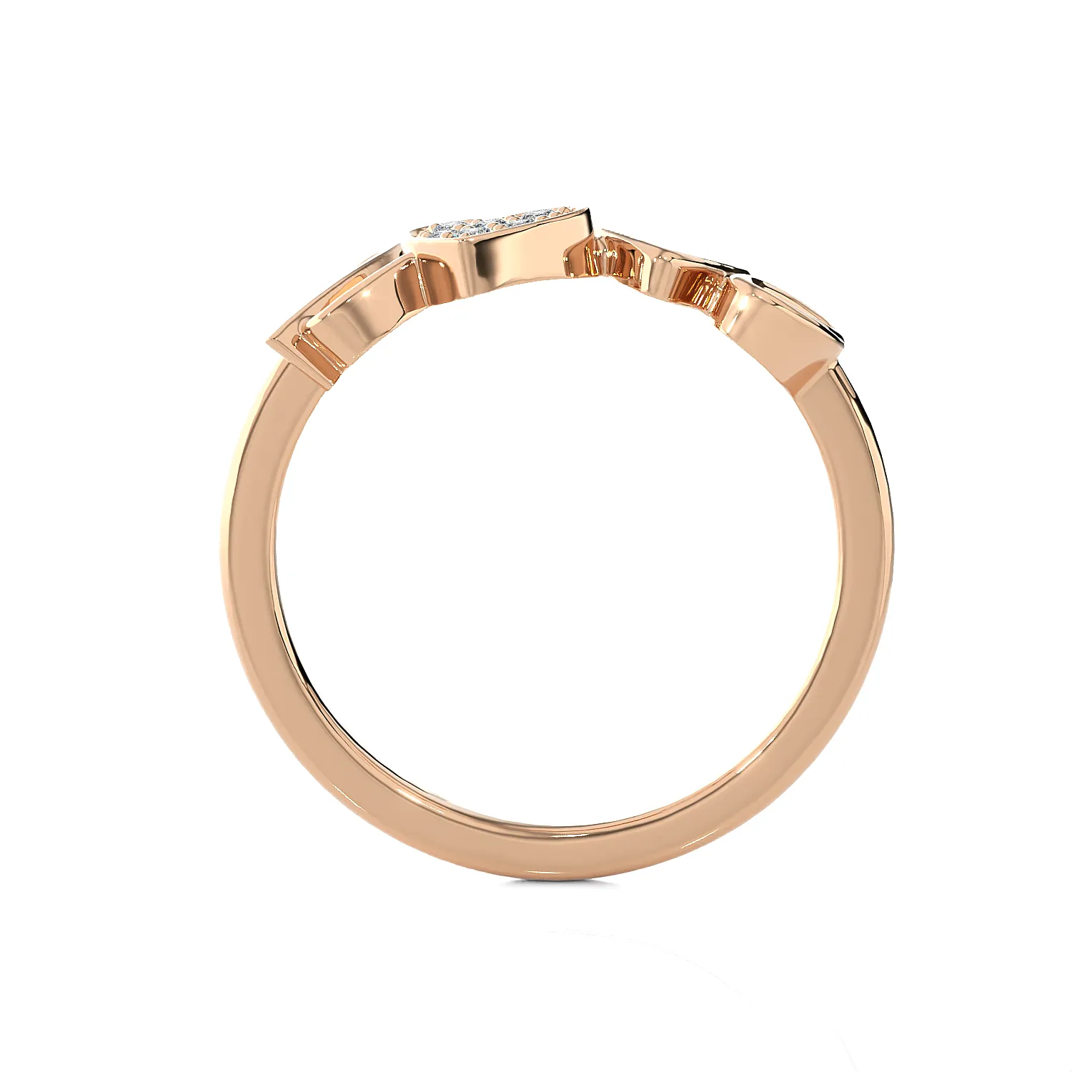 1/15 ctw Round Lab Grown Diamond Ring