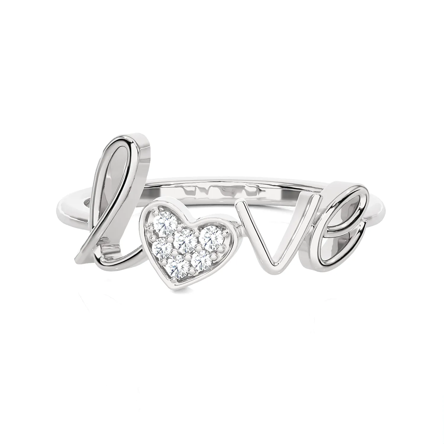1/15 ctw Round Lab Grown Diamond Ring