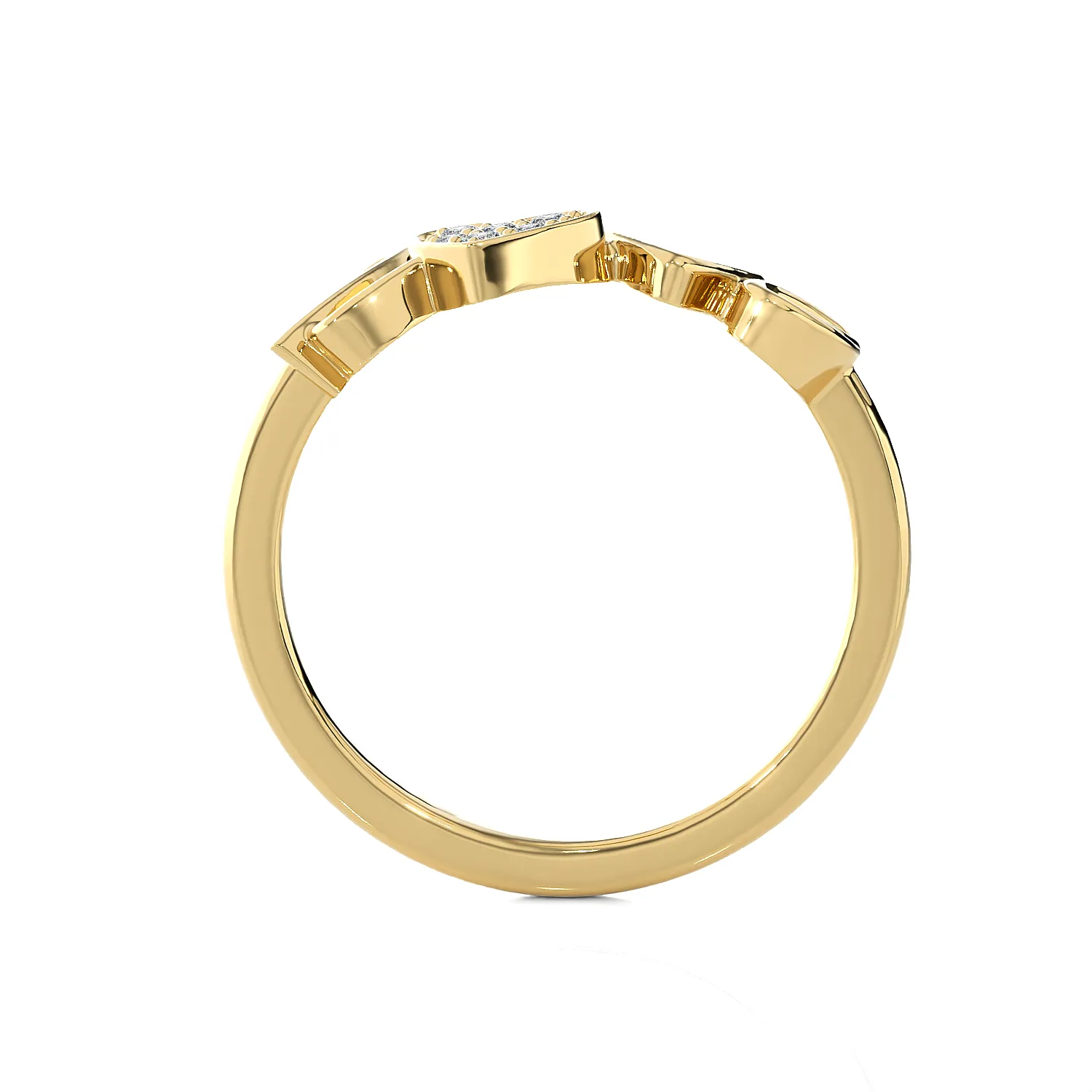 1/15 ctw Round Lab Grown Diamond Ring