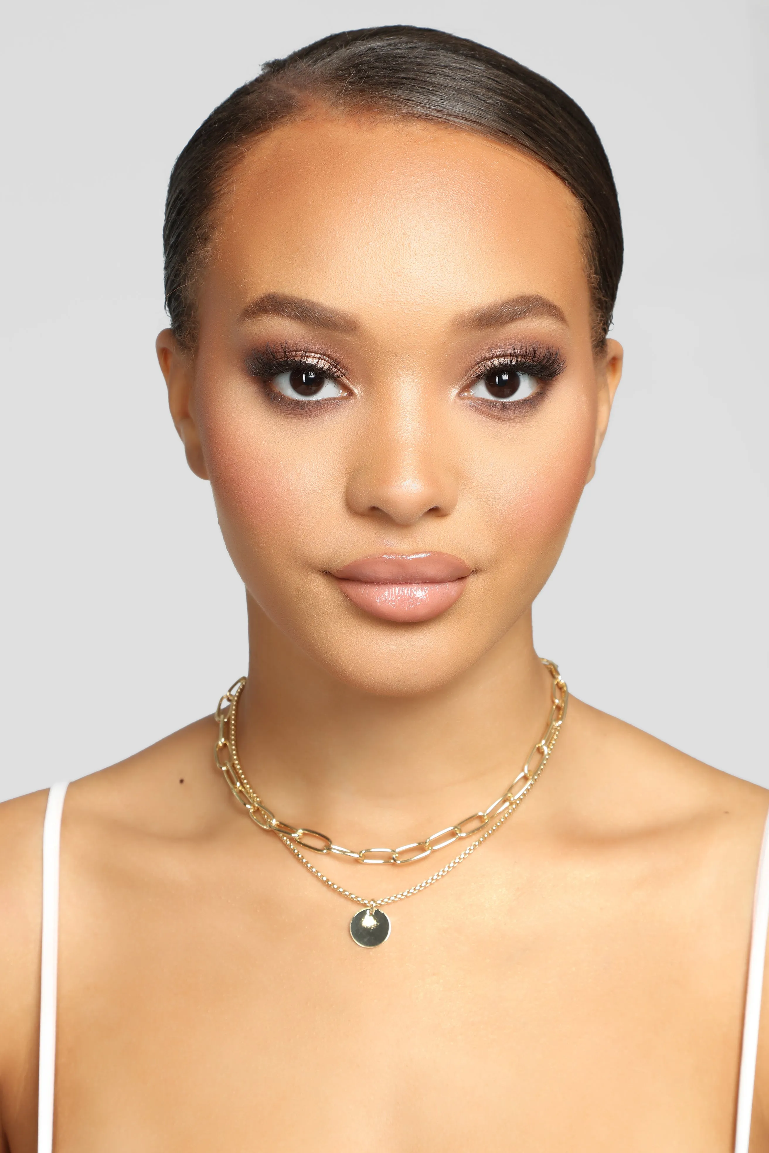 2 Chains Necklace - Gold