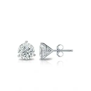 3/4CTW Diamond Stud Earrings