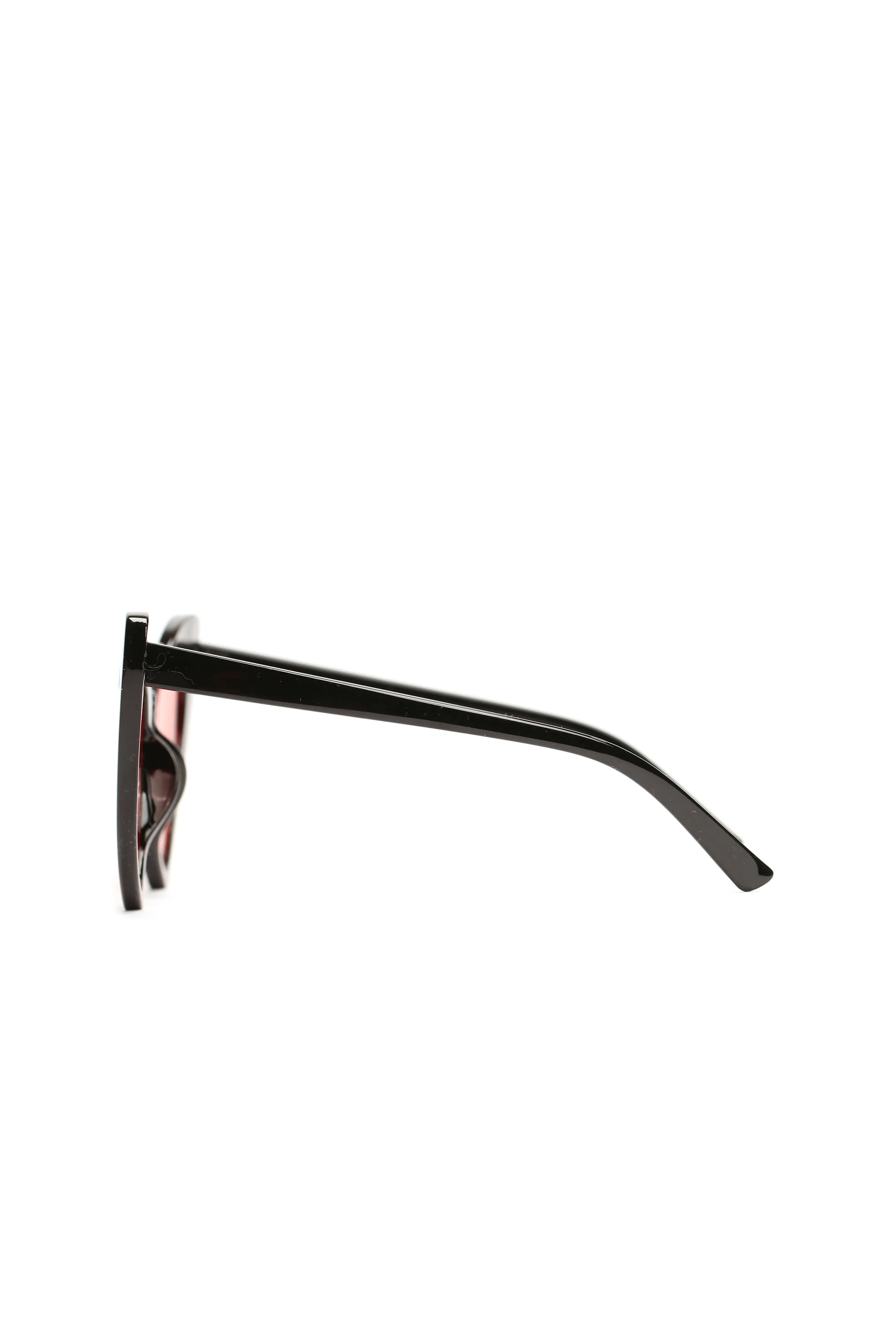 Appreciate The Heart Sunglasses - Black/Red