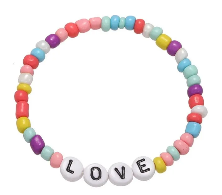 Beaded Friendship Stretch Bracelet