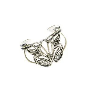 Belle Nouveau Statement Sterling Silver Cuff