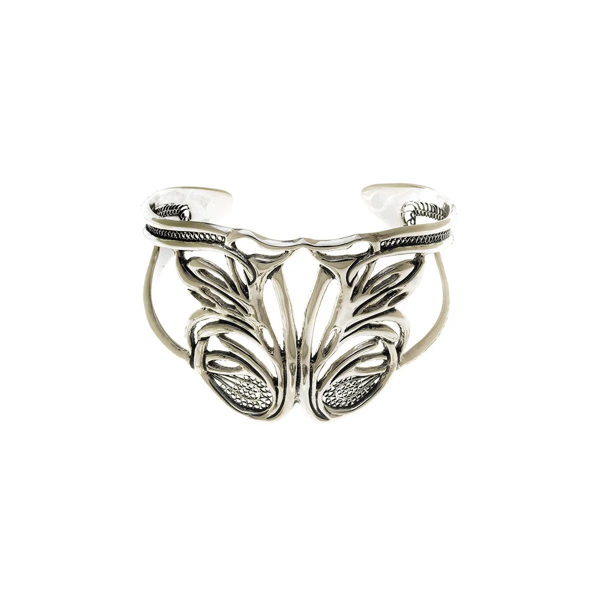 Belle Nouveau Statement Sterling Silver Cuff