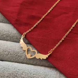 Bhavi Jewels Heart Wings Chain Pendant