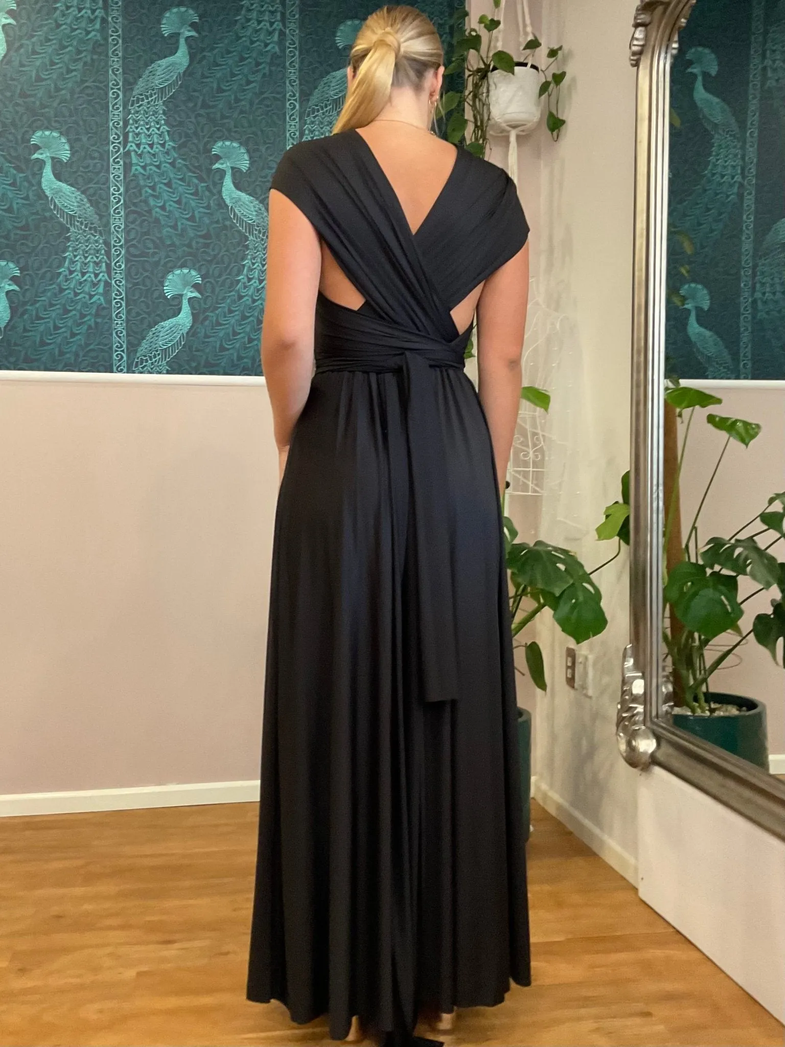 Black Convertible Infinity bridesmaid dress Express NZ wide