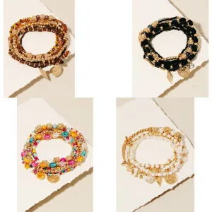Boho Babe Beaded Stacking Bracelets