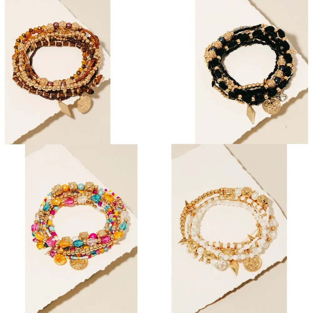 Boho Babe Beaded Stacking Bracelets