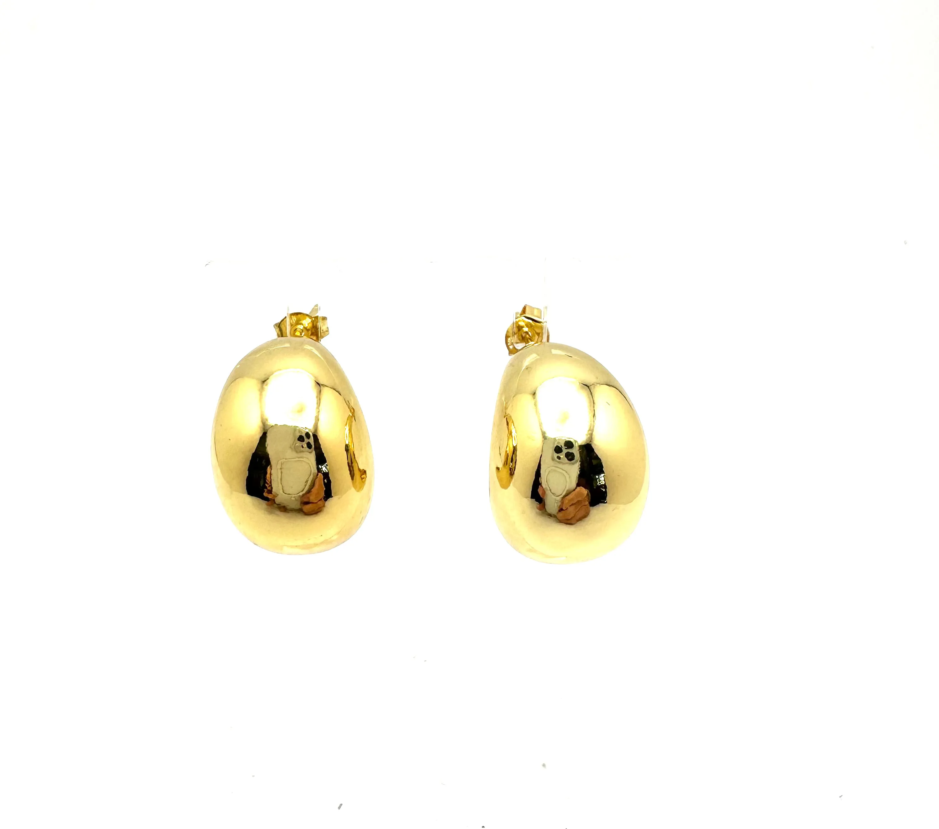 Concave Water Drop Earrings