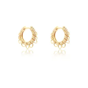 Dangle Hoop Earrings