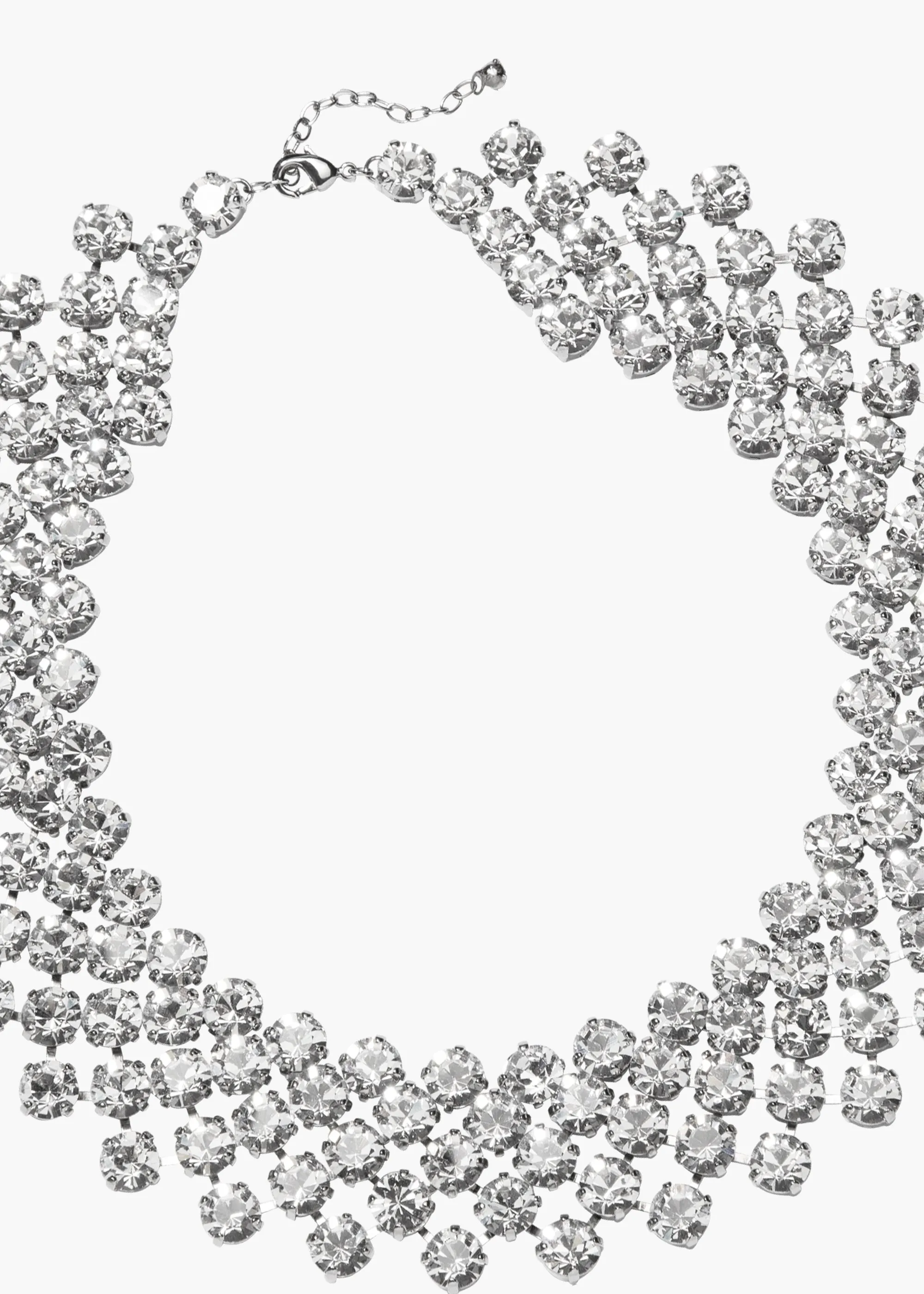 Diamantina Necklace -- Crystal