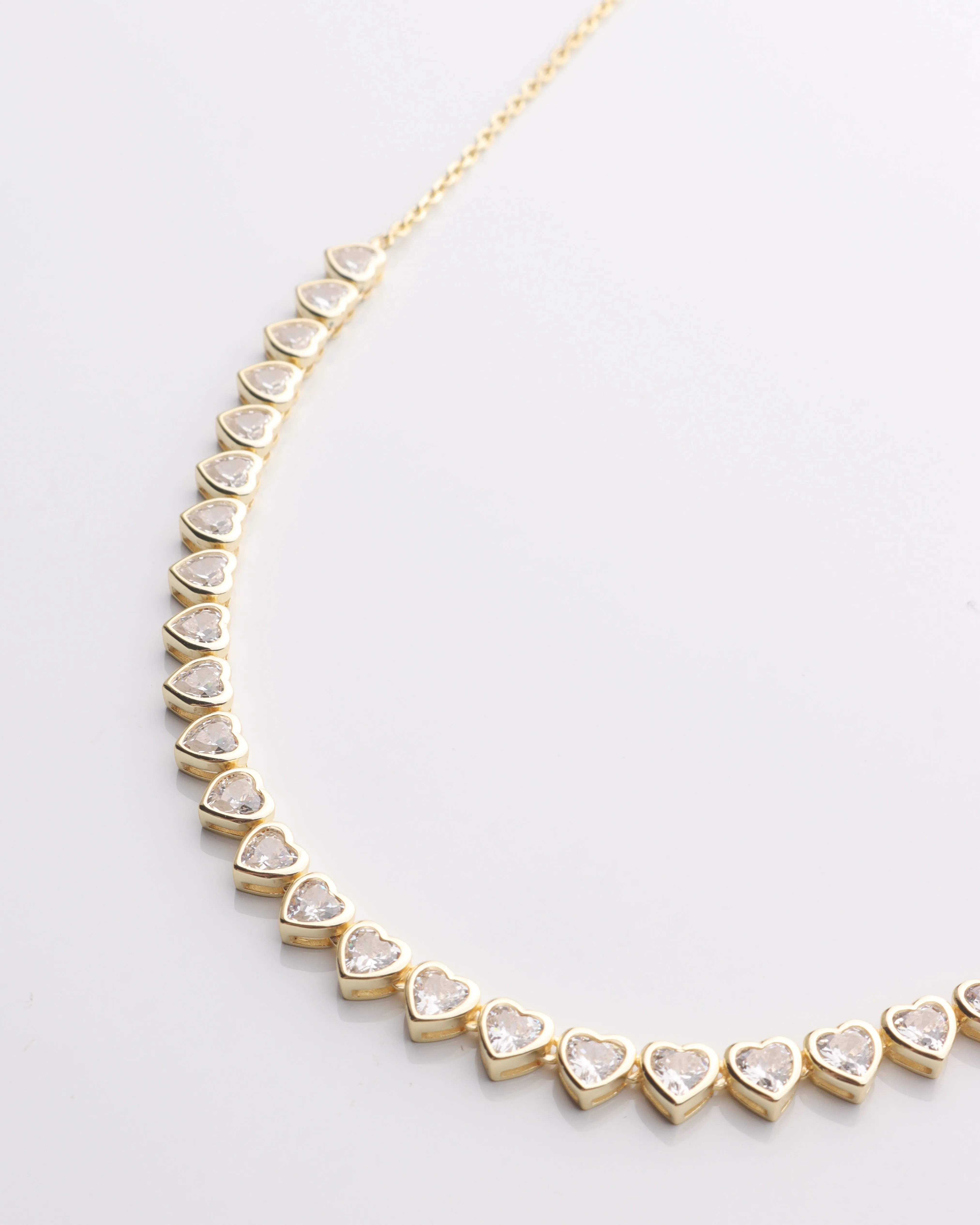 Diamond CZ Heart Necklace