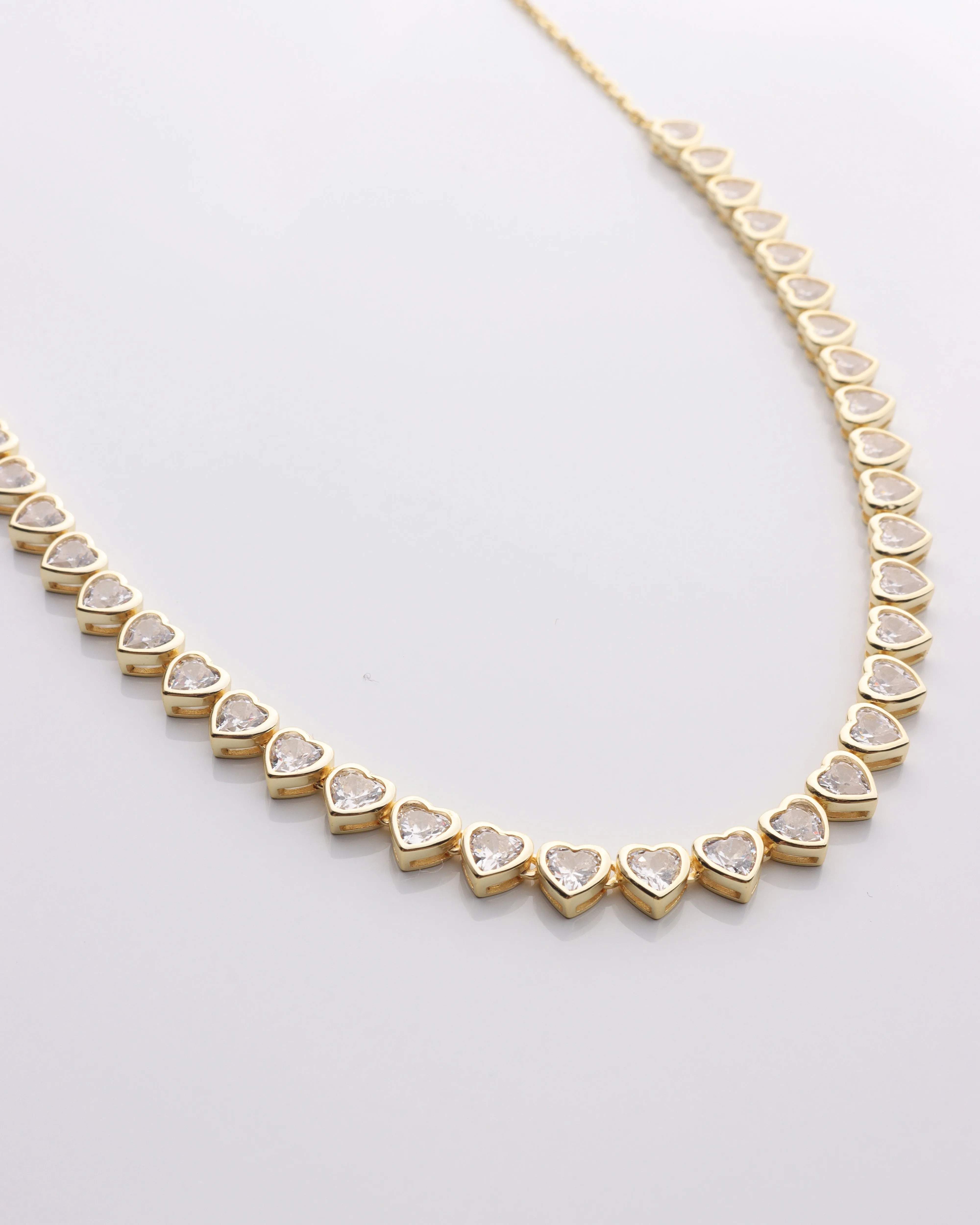 Diamond CZ Heart Necklace