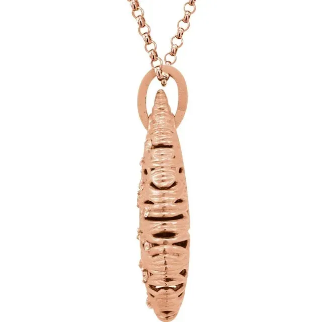 Diamond Rose Nest Necklace