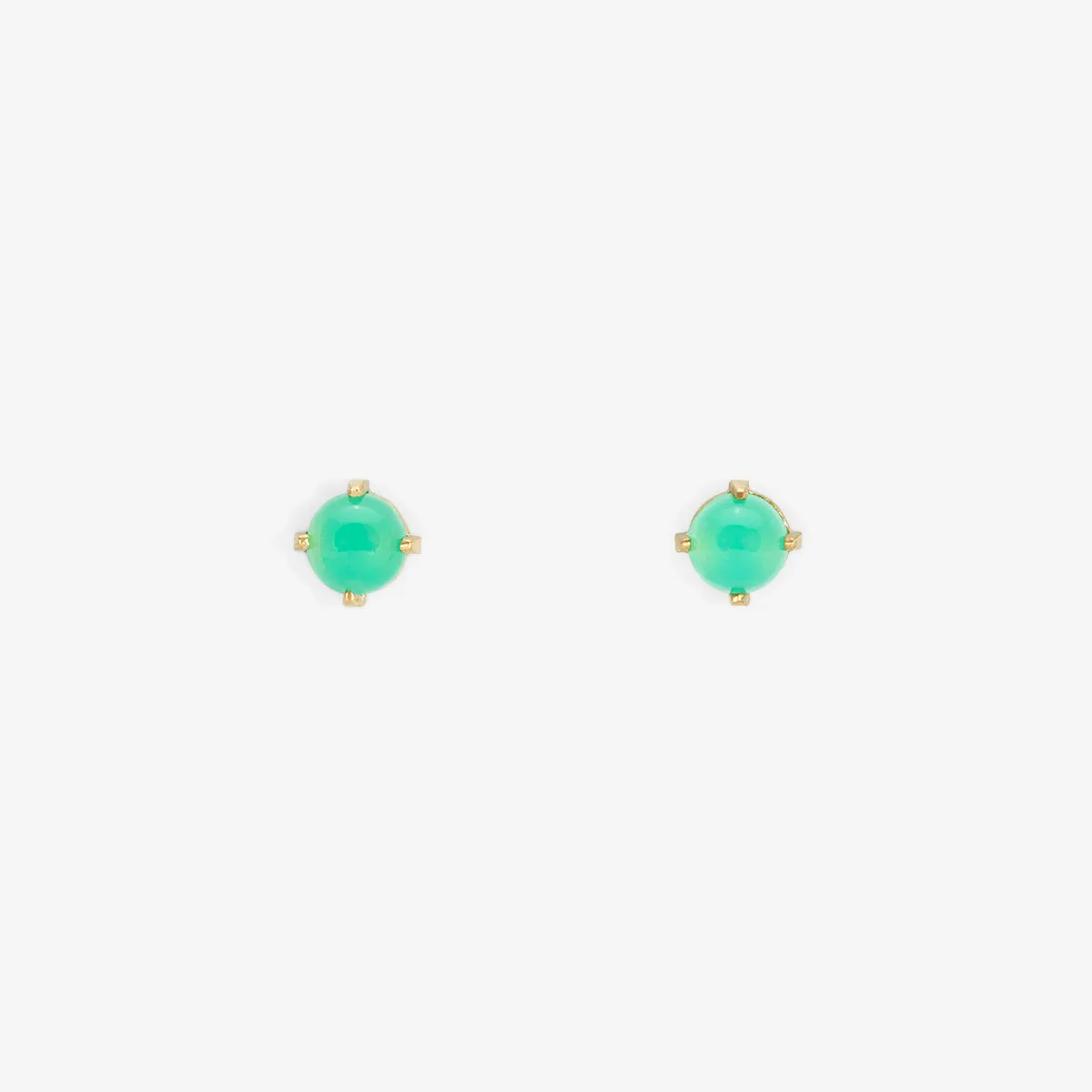 E7904CH | Chrysoprase Wisp Studs