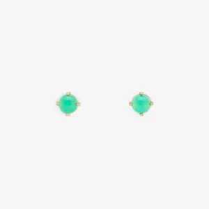 E7904CH | Chrysoprase Wisp Studs