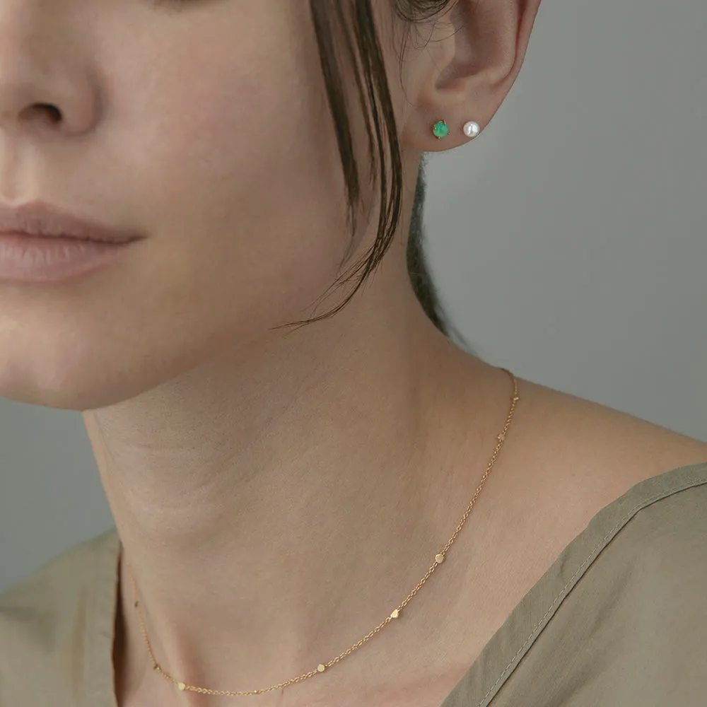 E7904CH | Chrysoprase Wisp Studs