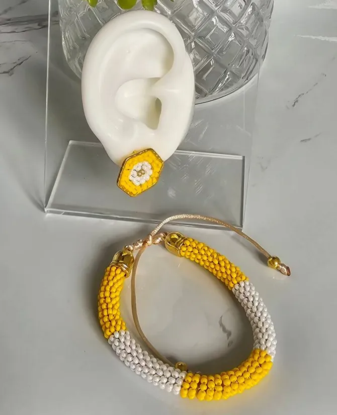 Handmade Set with Gold Plating