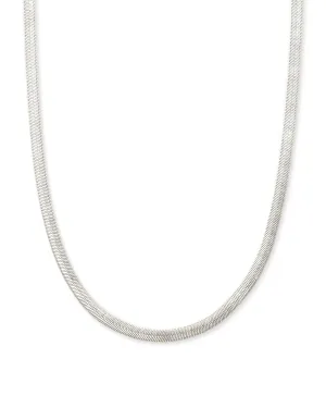 Kassie Chain Necklace Silver