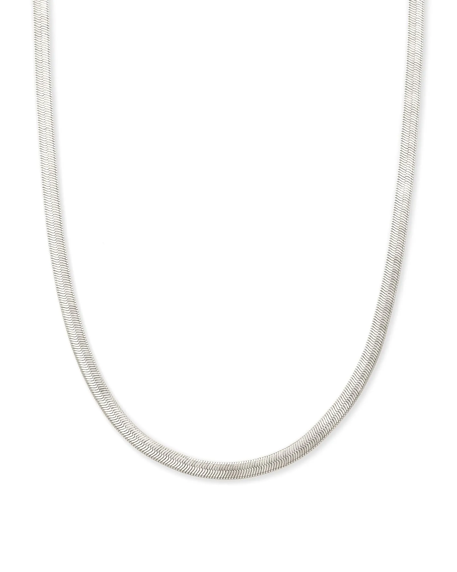 Kassie Chain Necklace Silver