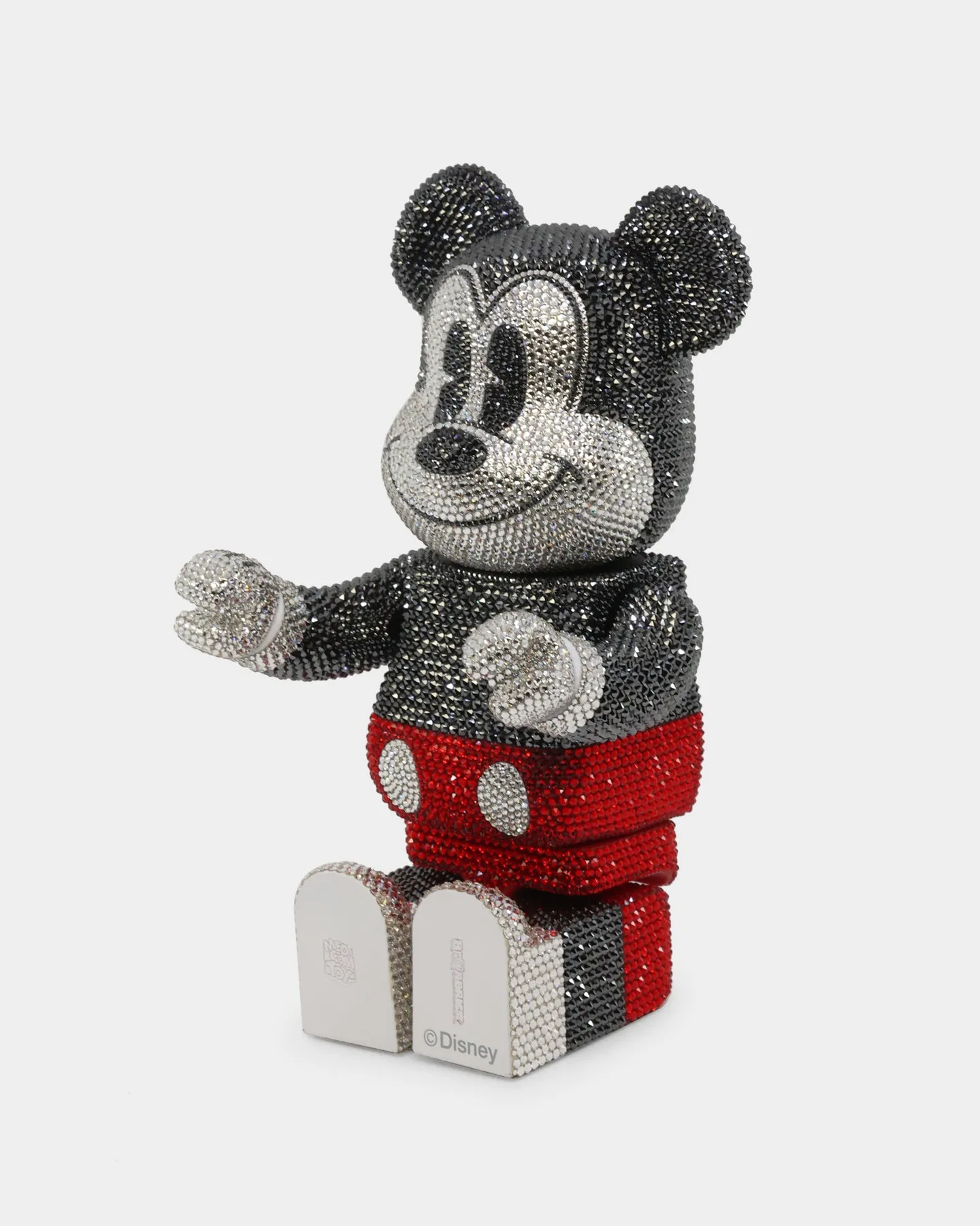 Medicom Toy Be@Rbrick X Mickey Mouse Crystal 400% Figure Multi-coloured