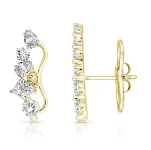 Multishape Climbers Statement Earrings
