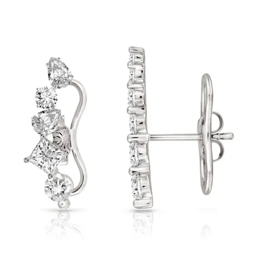 Multishape Climbers Statement Earrings