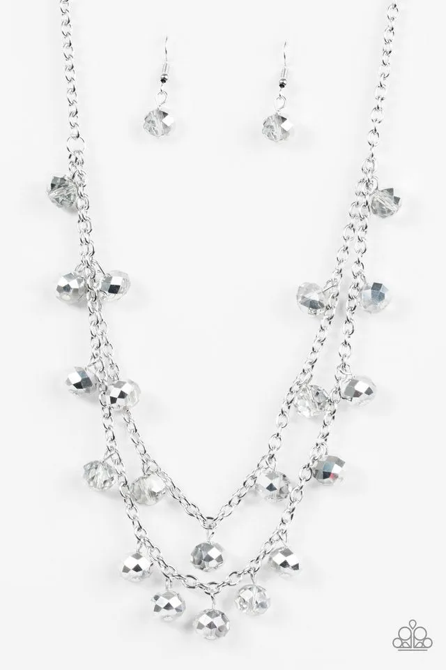 Paparazzi Accessories - Super Supernova #N237 Box 3 - Silver Necklace