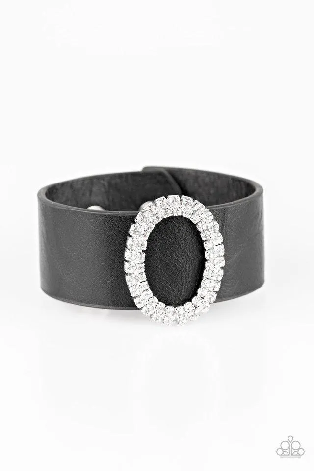 Paparazzi Bracelet ~ Center Stage Starlet - Black