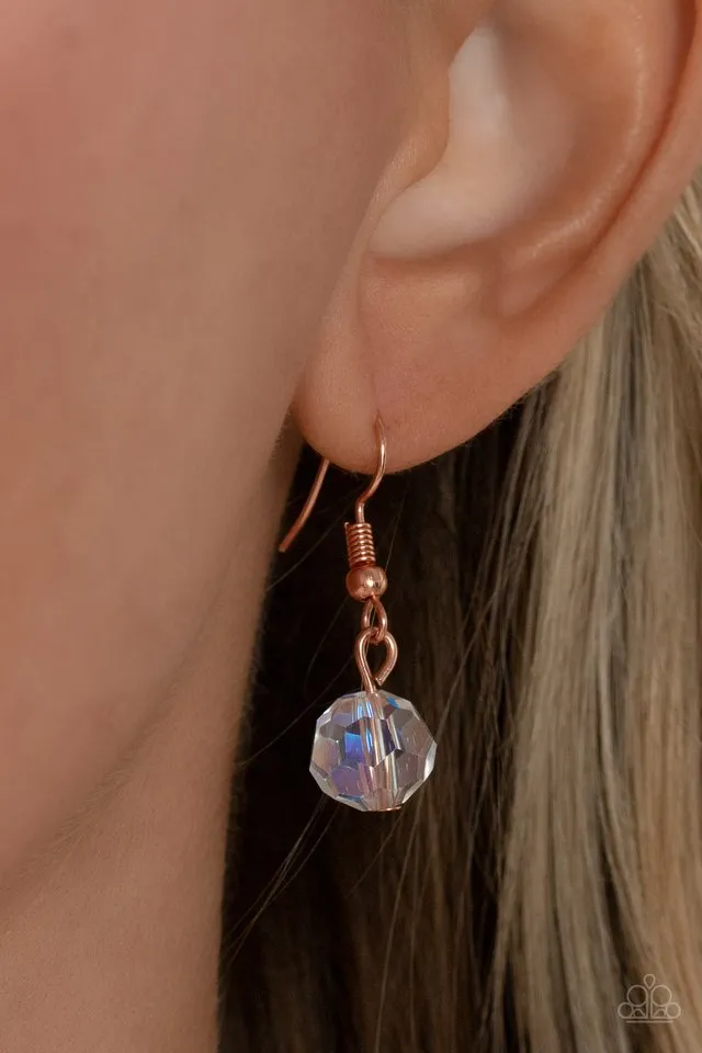 Paparazzi Necklace ~ Prismatic Pick-Me-Up - Copper