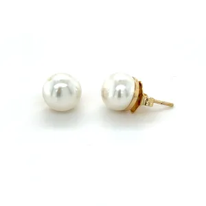 Pearl Studs with Optional Earcuff Chain