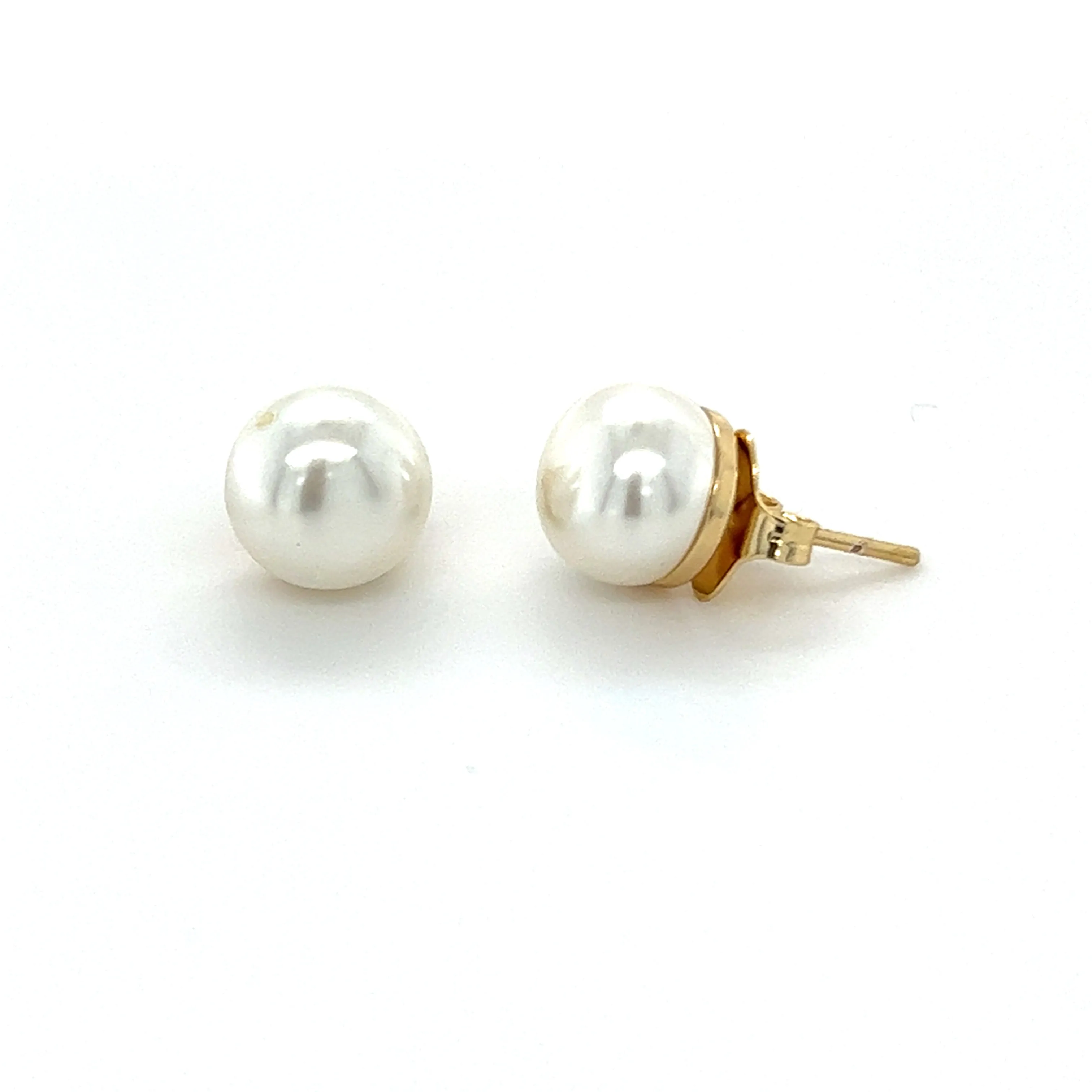 Pearl Studs with Optional Earcuff Chain