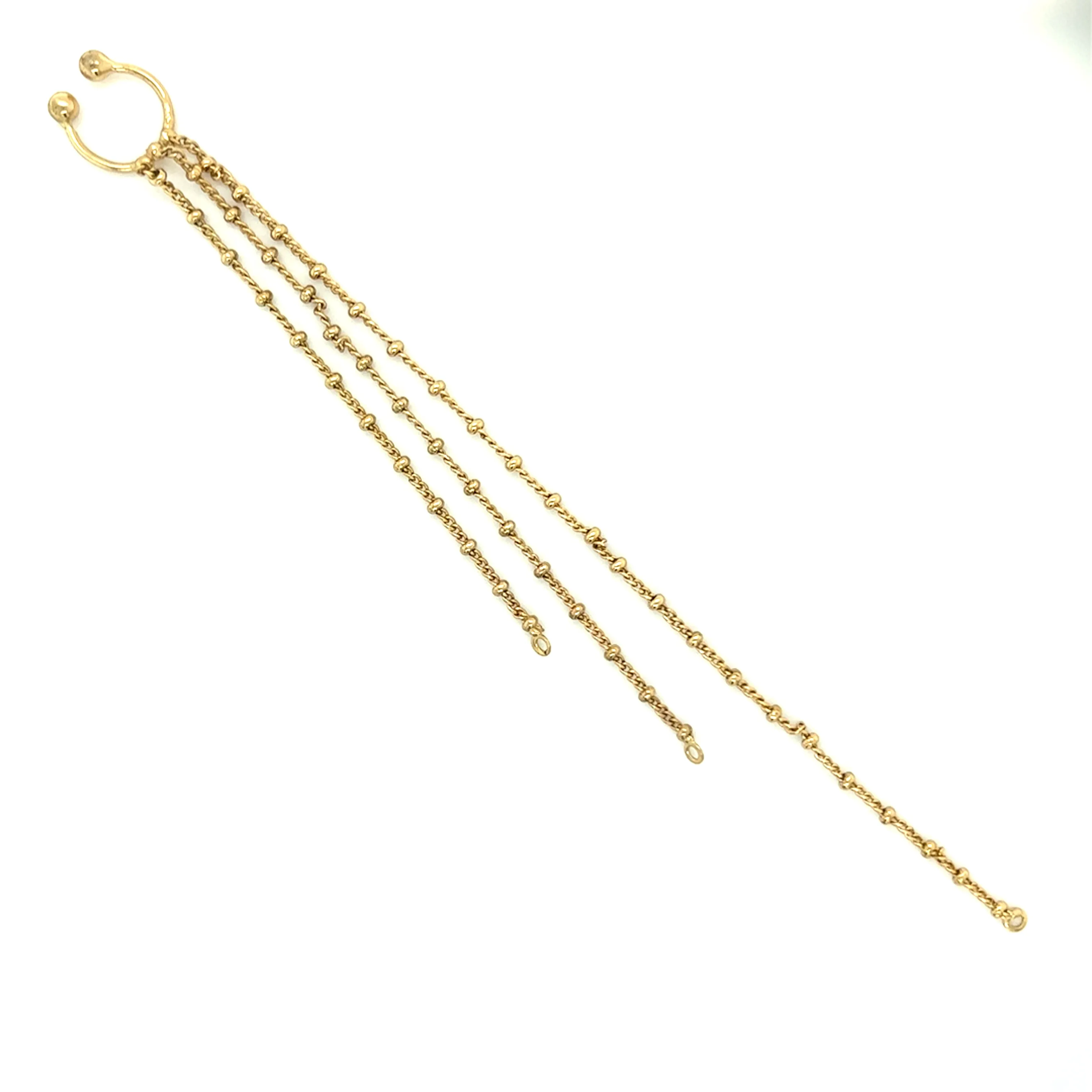 Pearl Studs with Optional Earcuff Chain