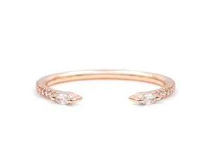 Petite Ivy Ring with Pavé (Ready to Ship)