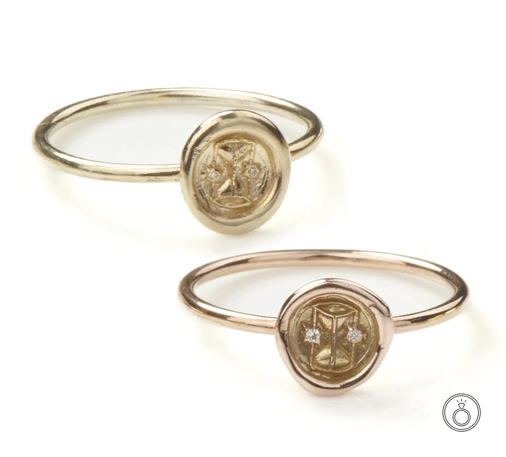 Petites Symbol Stacking Rings
