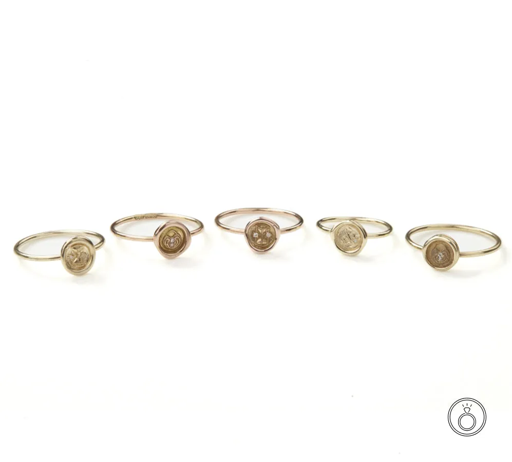 Petites Symbol Stacking Rings