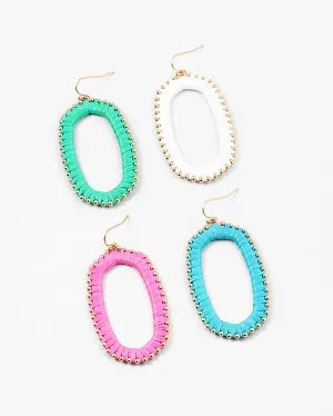 Raffia Drop Earrings