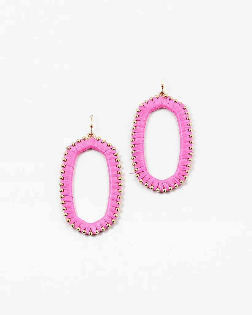 Raffia Drop Earrings