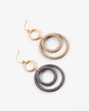 Round Drop Earring