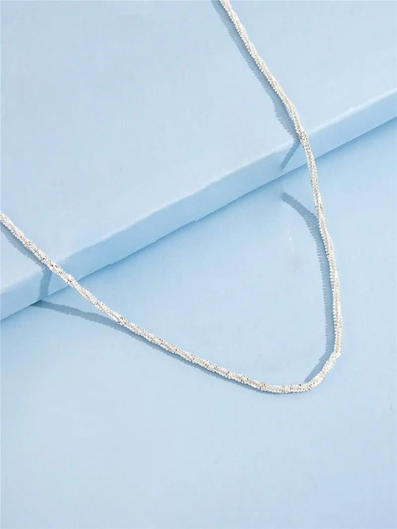 Simple Personality Sparkling Starry Light Luxury Fashion Clavicle Chain