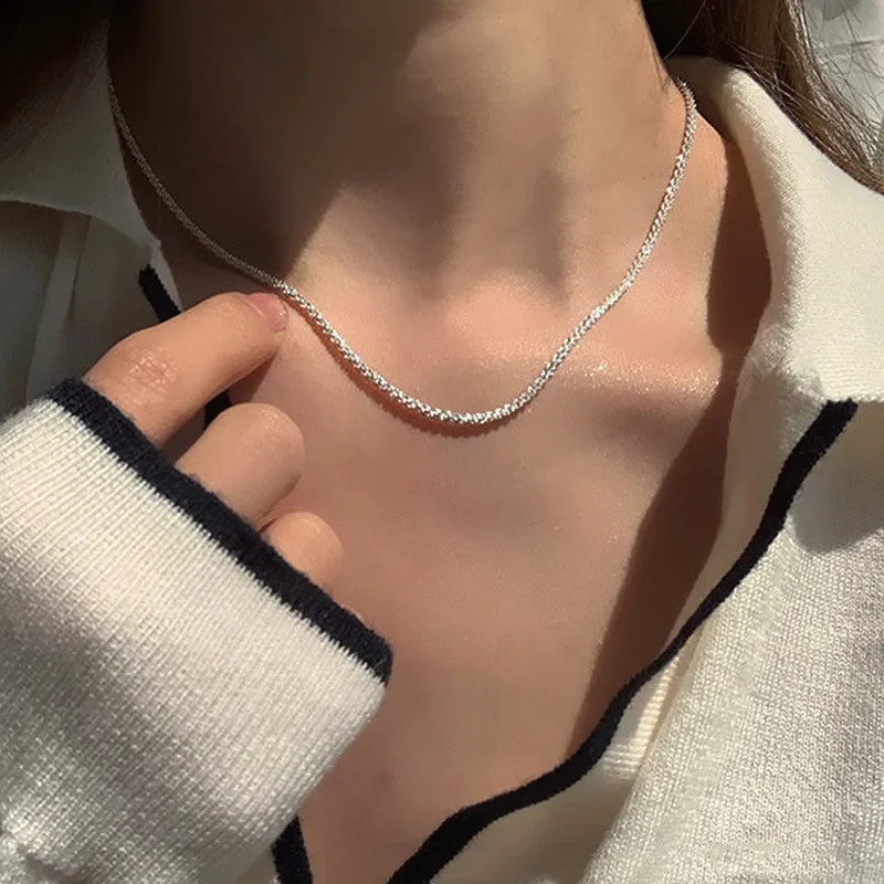 Simple Personality Sparkling Starry Light Luxury Fashion Clavicle Chain