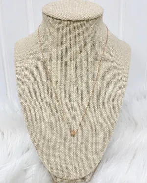 Stardust Bead Necklace in Rose Gold FINAL SALE