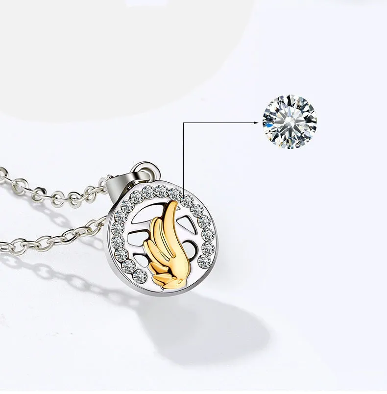 Sun and Moon Magnetic Necklaces Gift for Couples
