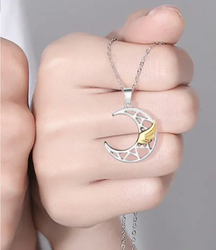Sun and Moon Magnetic Necklaces Gift for Couples