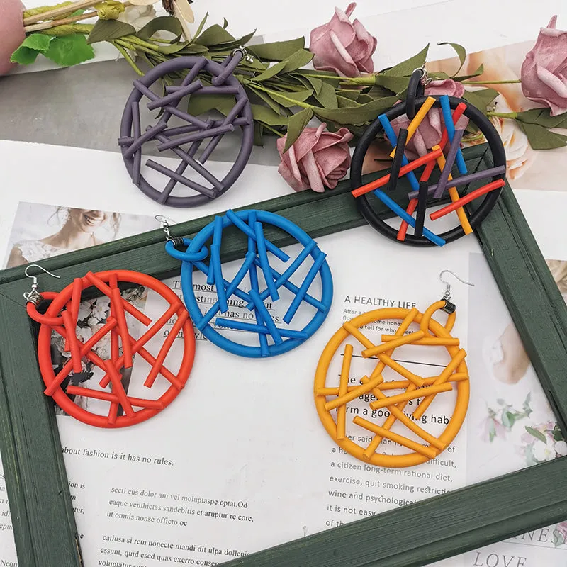 TEEK - Multicolor Big Drop Earrings
