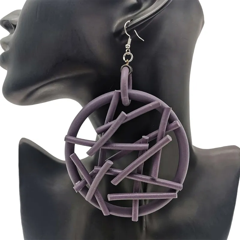 TEEK - Multicolor Big Drop Earrings
