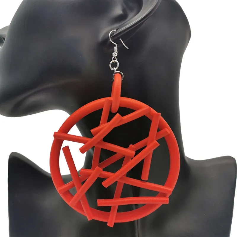 TEEK - Multicolor Big Drop Earrings