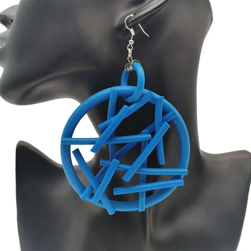 TEEK - Multicolor Big Drop Earrings