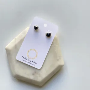 The Morgan Earrings in Jet Black